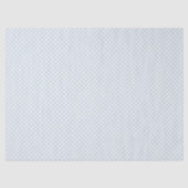 Früher Herbst-Retro-Gingham | Staubblau Seidenpapier (Vorderseite)