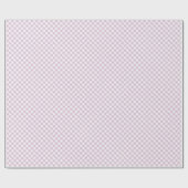 Früher Herbst-Retro-Gingham | Warmes Lila Geschenkpapier (Flach)