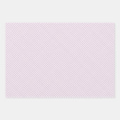 Früher Herbst-Retro-Gingham | Warmes Lila Geschenkpapier Set (Vorderseite 3)
