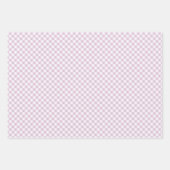 Früher Herbst-Retro-Gingham | Warmes Lila Geschenkpapier Set (Vorderseite 2)