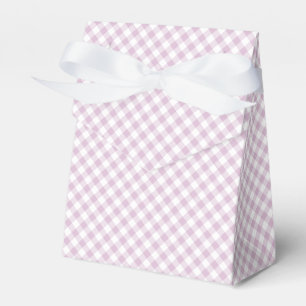 Früher Herbst-Retro-Gingham   Warmes Lila Geschenkschachtel