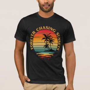 FRÜHER KASSE SUNSETS T - Shirt