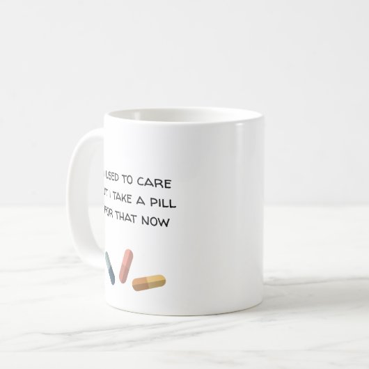 Früher kümmerte es mich, aber jetzt nehme ich eine kaffeetasse (Vorderseite Links)