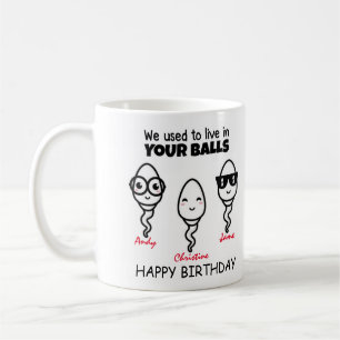 Früher lebte der Geburtstag in den Bälle Kaffee Ta Kaffeetasse
