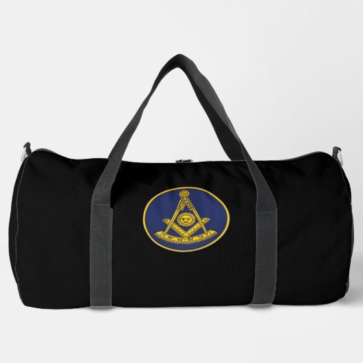 Früher Master Freemason Square und Compass Masonic Duffle Bag (Vorderseite)