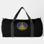 Früher Master Freemason Square und Compass Masonic Duffle Bag (Rückseite)