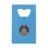 Früher Master Freemason Square und Compass Masonic Geldbeutel Flaschenöffner (Rückseite)