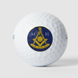 Früher Master Freemason Square und Compass Masonic Golfball