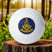 Früher Master Freemason Square und Compass Masonic Golfball