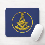 Früher Master Freemason Square und Compass Masonic Mousepad (Mit Mouse)