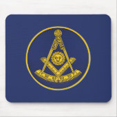 Früher Master Freemason Square und Compass Masonic Mousepad (Vorne)