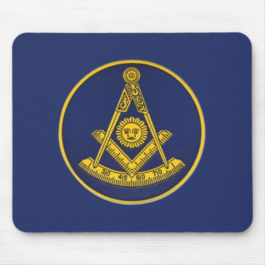 Früher Master Freemason Square und Compass Masonic Mousepad (Vorne)