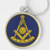 Früher Master Freemason Square und Compass Masonic Schlüsselanhänger (Vorne)