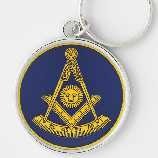Früher Master Freemason Square und Compass Masonic Schlüsselanhänger (Vorne)