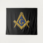Früher Master Freemasony Freemasons Masonic Lodge Wandteppich (Vorderseite (Horizontal))