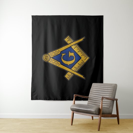 Früher Master Freemasony Freemasons Masonic Lodge Wandteppich (Beispiel)