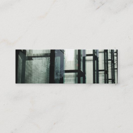 Früher Morgen in Boston - dünn Mini Visitenkarte (Vorderseite)