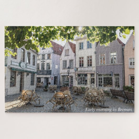 Früher Morgen in Bremen Puzzle (Horizontal)