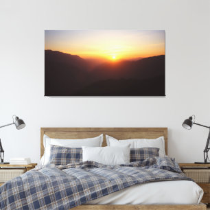 Früher Morgen Sonnenaufgang Leinwanddruck