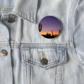 Früher Morgen-Südwestwüsten-Mond-Glühen Button (Beispiel)