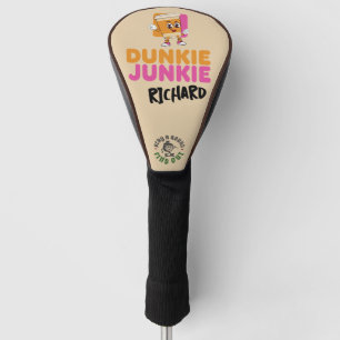 Früher Morgen Wirrwarr Lustiges Kaffeemaskottchen Golf Headcover
