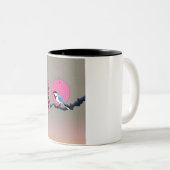 Früher Morgenvogel Zweifarbige Tasse (VorderseiteRechts)