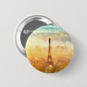 Früher Paris-Morgen Button (Vorne & Hinten)