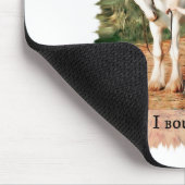 Früher reich, dann kaufte ich ein Pferd Mousepad (Ecke)
