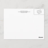 Früher Tag Sonnenblumen zeichnend Postkarte (Rückseite)