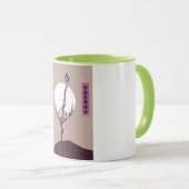 Früher Vogel Frühaufsteher Tasse (VorderseiteRechts)