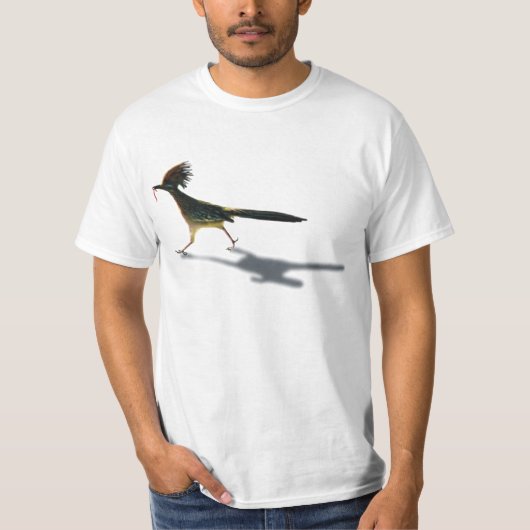 Früher Vogel, helles Shirt (Vorderseite)