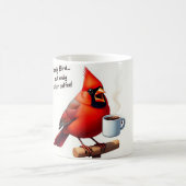 „Früher Vogel" Kaffeetasse (Mittel)