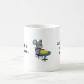 Früher Vogel/zweite Maus-TASSE w Mäusegraphik Kaffeetasse (Mittel)