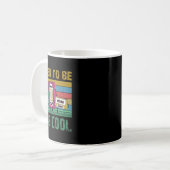 Früher war ich diese Coole alte Technologie, 90er Kaffeetasse (Vorderseite Links)