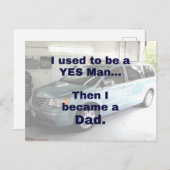 Früher war ich ein Ja-Mann, dann wurde ich ein VAT Postkarte (Vorne/Hinten)