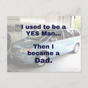 Früher war ich ein Ja-Mann, dann wurde ich ein VAT Postkarte