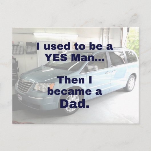 Früher war ich ein Ja-Mann, dann wurde ich ein VAT Postkarte (Vorderseite)