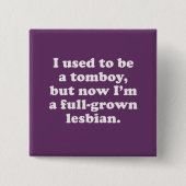 Früher war ich ein Junge Button (Vorderseite)