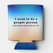 Früher war ich ein Mensch.. Dosenkühler (Rückseite)