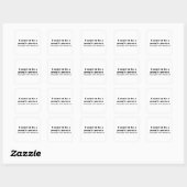 Früher war ich ein Mensch.. Quadratischer Aufkleber (Blatt)