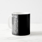 Früher war ich verantwortlich Hatte eine Enkelin V Kaffeetasse (Vorderseite Links)