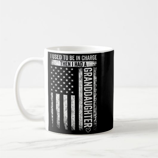 Früher war ich verantwortlich Hatte eine Enkelin V Kaffeetasse (Links)