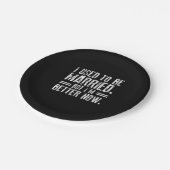 Früher war ich Verheiratet, aber jetzt bin ich bes Pappteller (Schrägansicht)