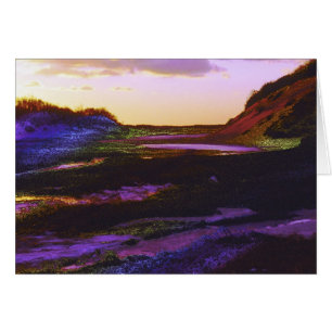 Früher Winter des Sonnenuntergangs