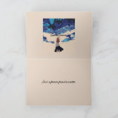 FRÜHERE SCHWESTER- UND FREUNDKARTE DANKESKARTE (Innenseite)