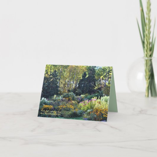 Früherer Fall in den Gardens Mitteilungskarten (Vorderseite)