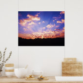 Früherer Sonnenaufgang Poster (Küche)