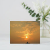 Früherer Sonnenaufgang Postkarte (Stehend Vorderseite)