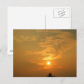 Früherer Sonnenaufgang Postkarte (Vorne/Hinten)