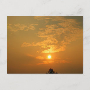 Früherer Sonnenaufgang Postkarte